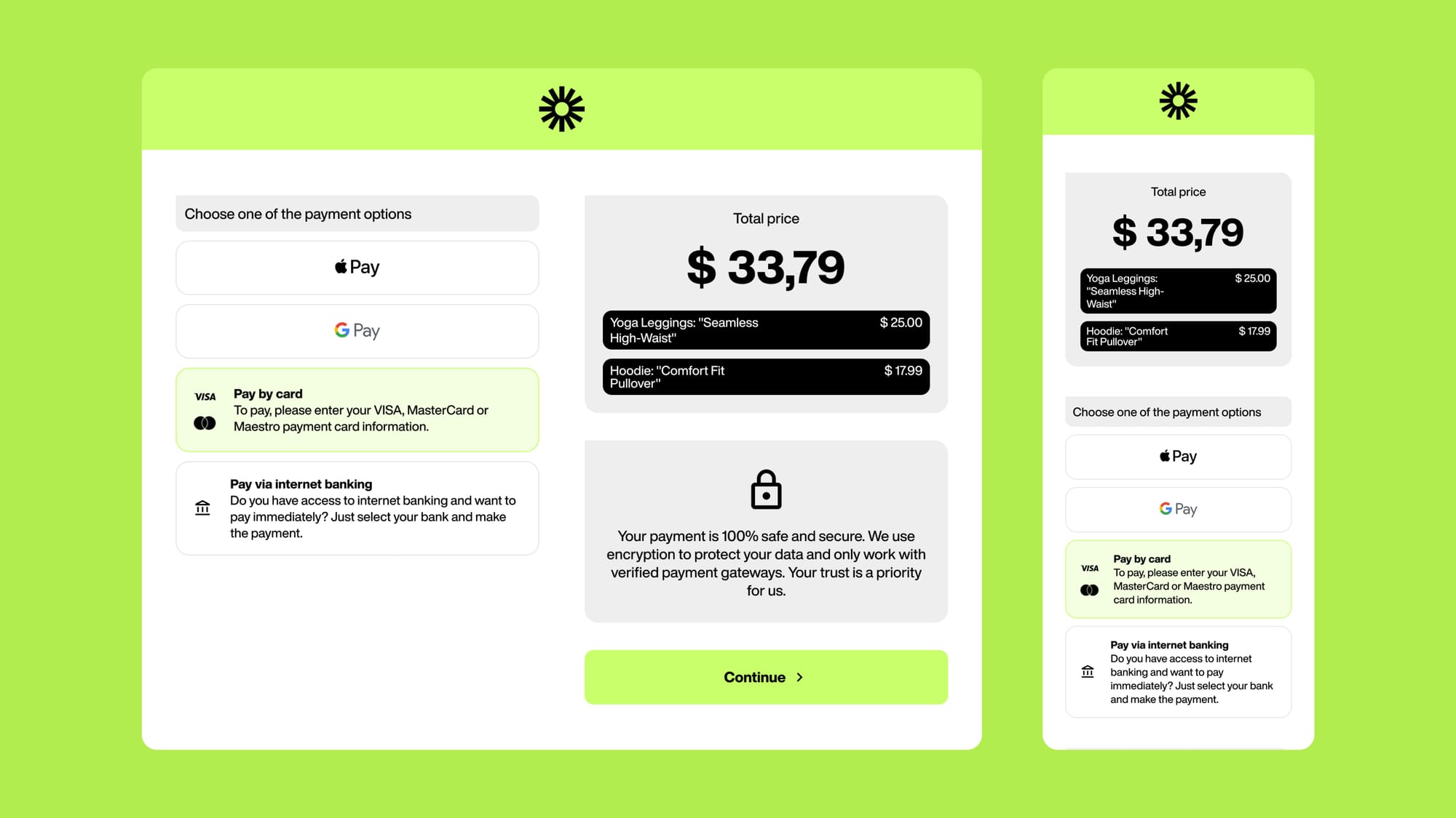 Payment Screen Free Figma Template